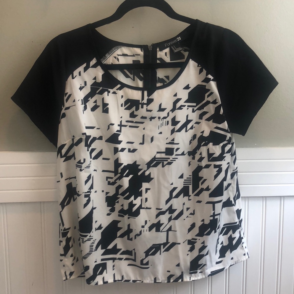 Black and White Shirt